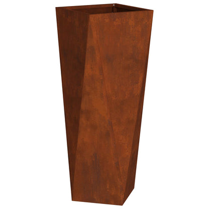 Fioriera 2 pcs Ruggine 30 x 30 x 75 cm