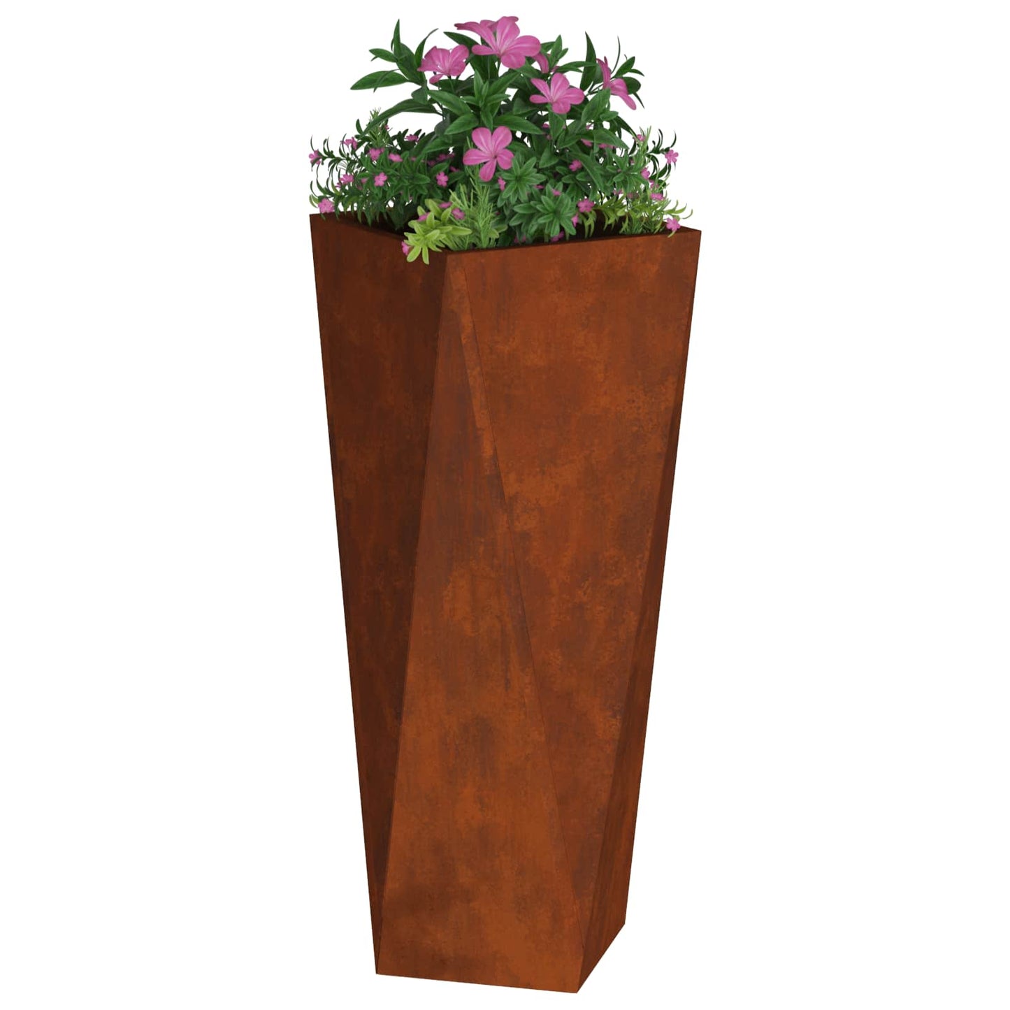 Fioriera 2 pcs Ruggine 30 x 30 x 75 cm