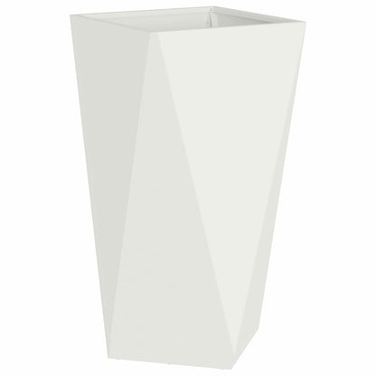 Fioriera Bianco 40 x 40 x 75 cm Acciaio