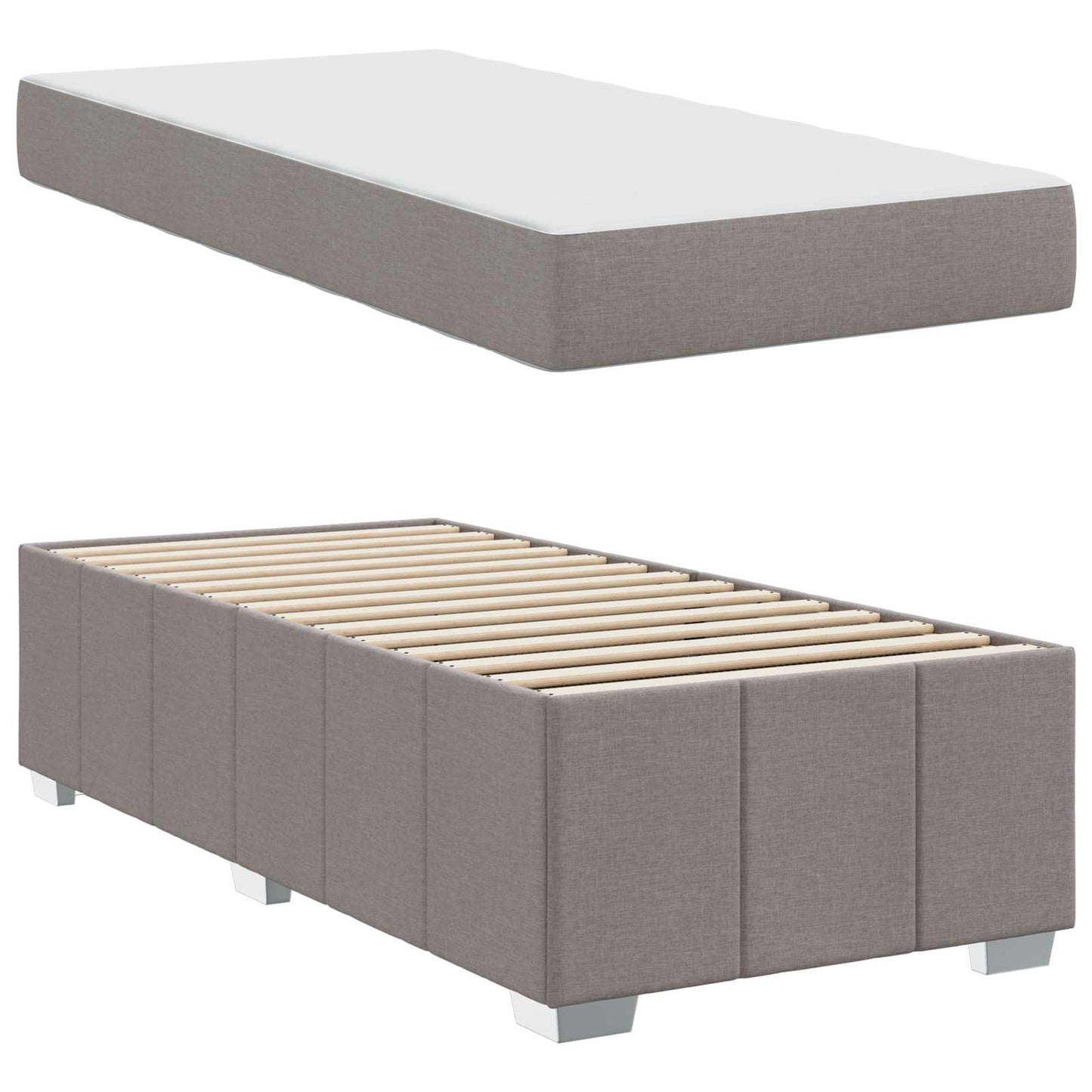 Struttura del letto con materasso Talpa 90 x 200 cm Tessuto