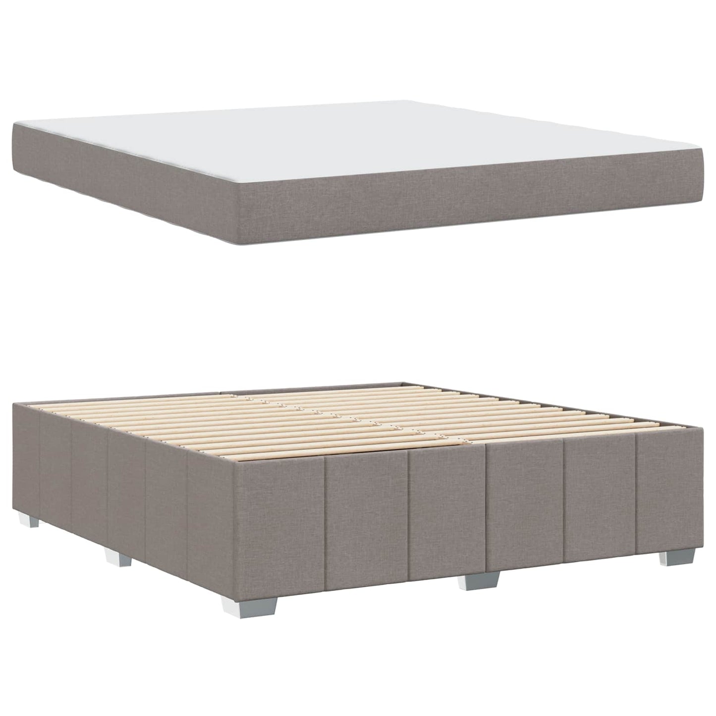 Struttura del letto con materasso Talpa 180 x 200 cm Tessuto