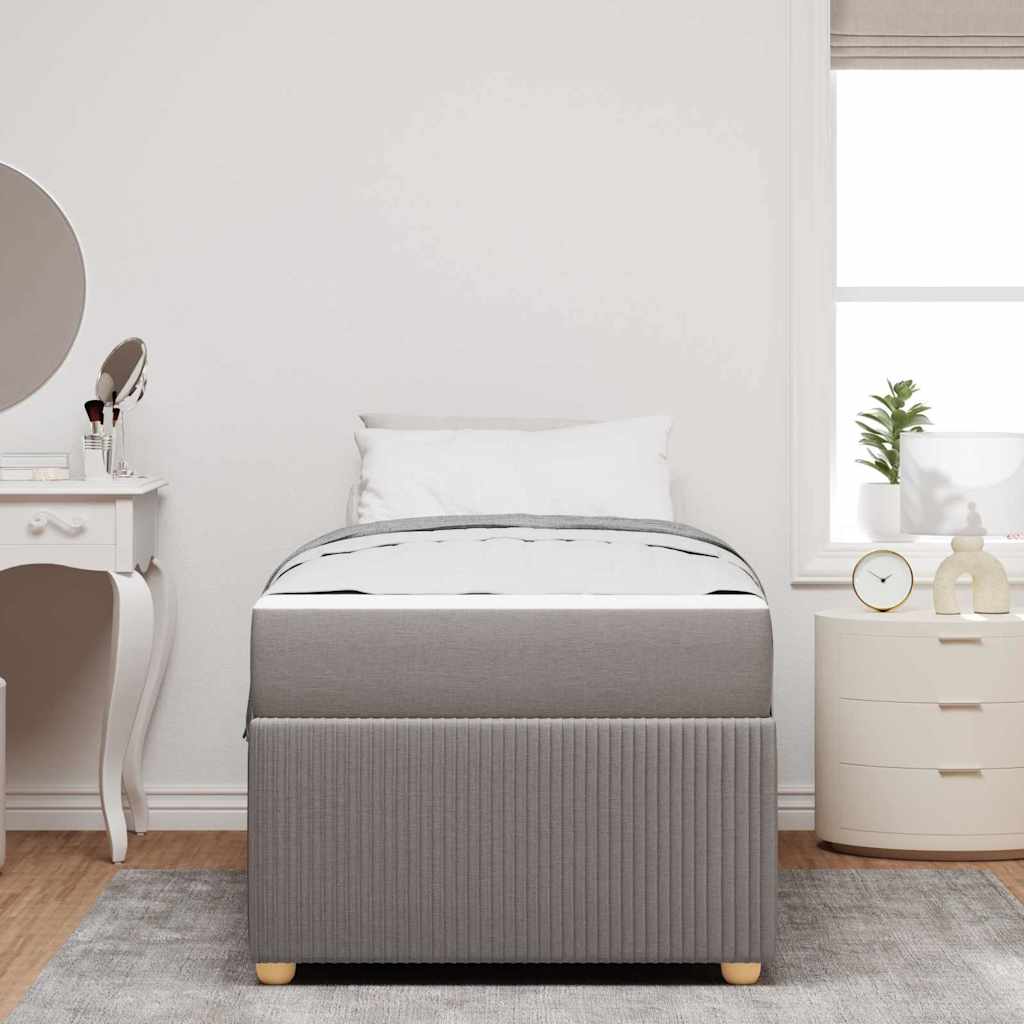 Struttura del letto con materasso Talpa 90 x 190 cm Tessuto