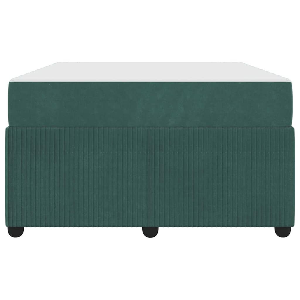 Struttura del letto Verde Scuro 120 x 190 cm Tessuto