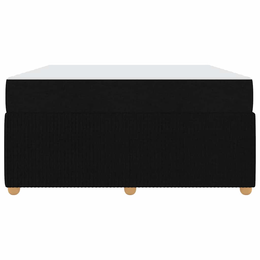 Struttura del letto con materasso Nero 140 x 200 cm Tessuto