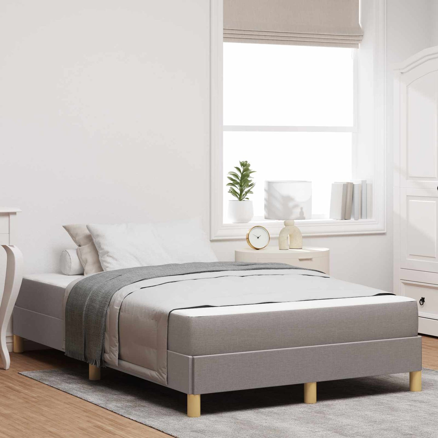 Letto a molle con materasso Talpa 120 x 190 cm Tessuto