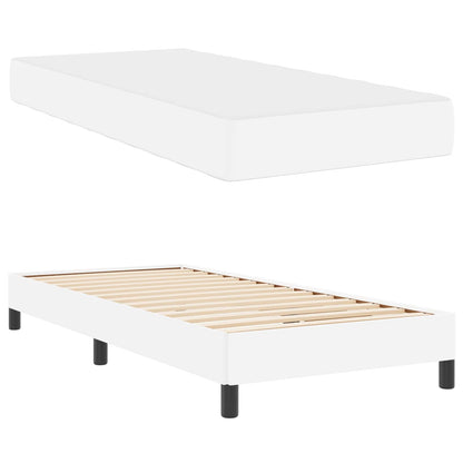 Struttura del letto Bianco Puro 80 x 200 cm Tessuto