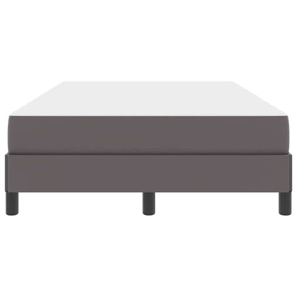 Struttura del letto con materasso Grigio 120 x 190 cm Tessuto