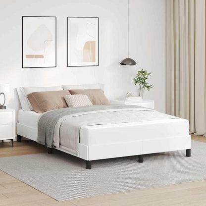 Struttura del letto Bianco Puro 140 x 200 cm Tessuto