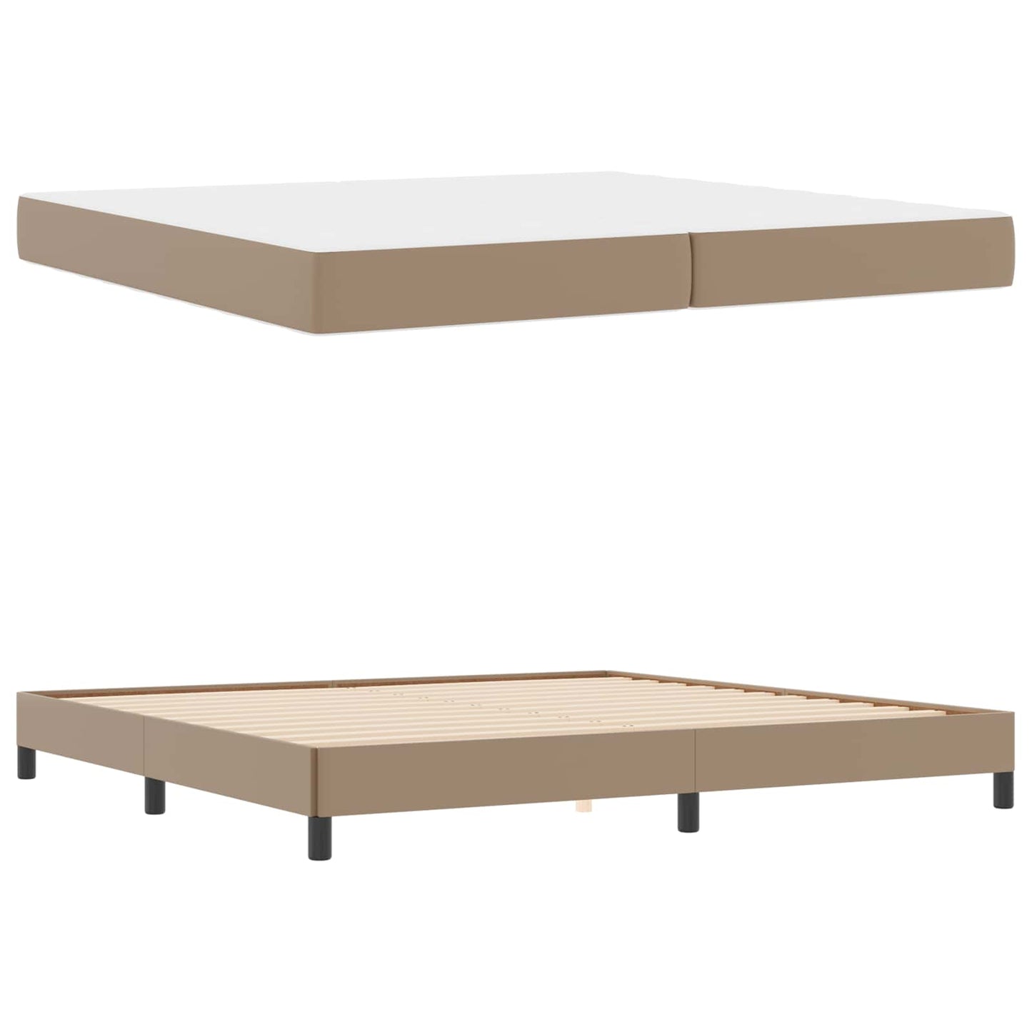 Struttura del letto Cappuccino 200 x 200 cm Tessuto