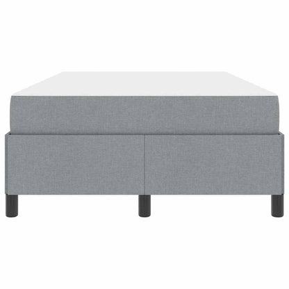 Letto a molle Grigio chiaro 120 x 190 cm Tessuto
