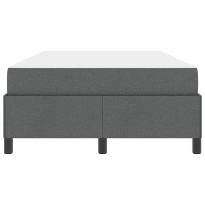 Letto a molle Grigio scuro 120 x 190 cm Tessuto