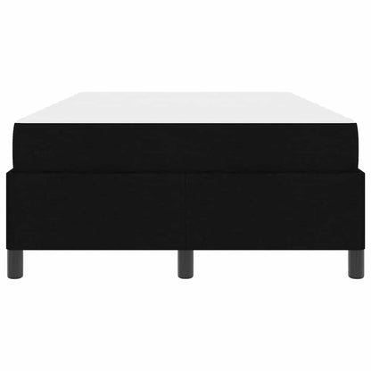 Letto a molle Nero 120 x 190 cm Tessuto