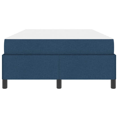 Letto a molle Blu 120 x 190 cm Tessuto