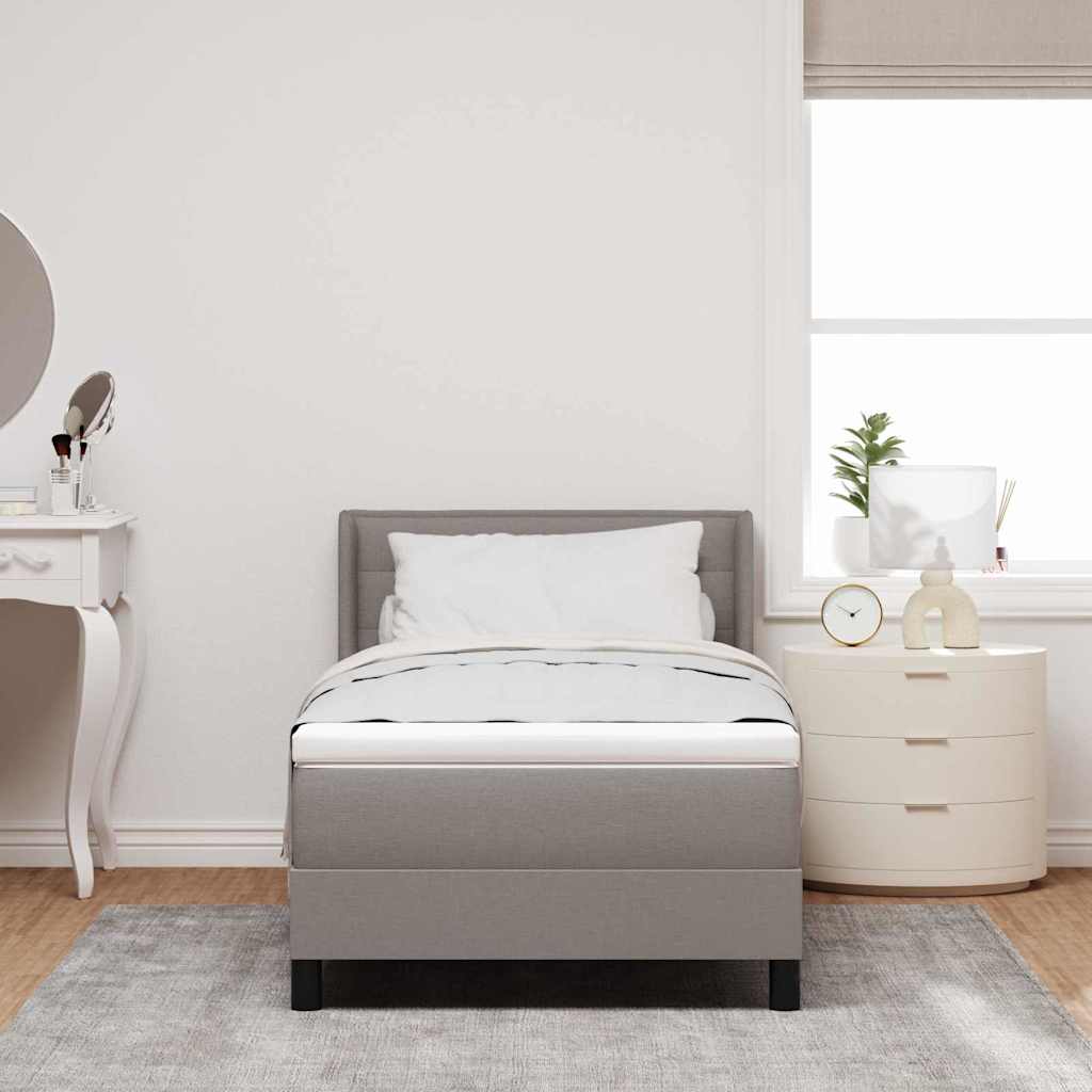 Letto a molle con materasso Talpa 190 x 90 cm Tessuto