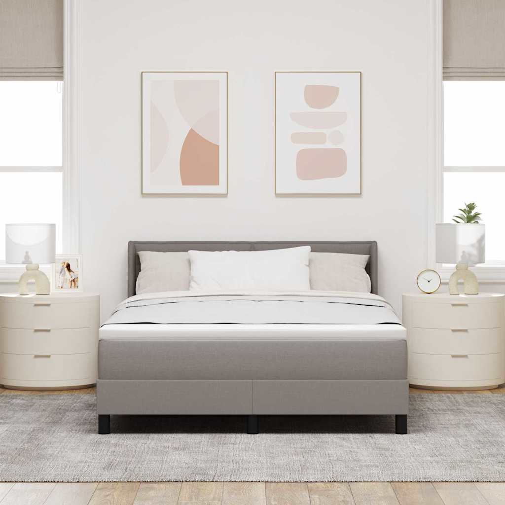 Letto a molle con materasso Talpa 200 x 140 cm Tessuto