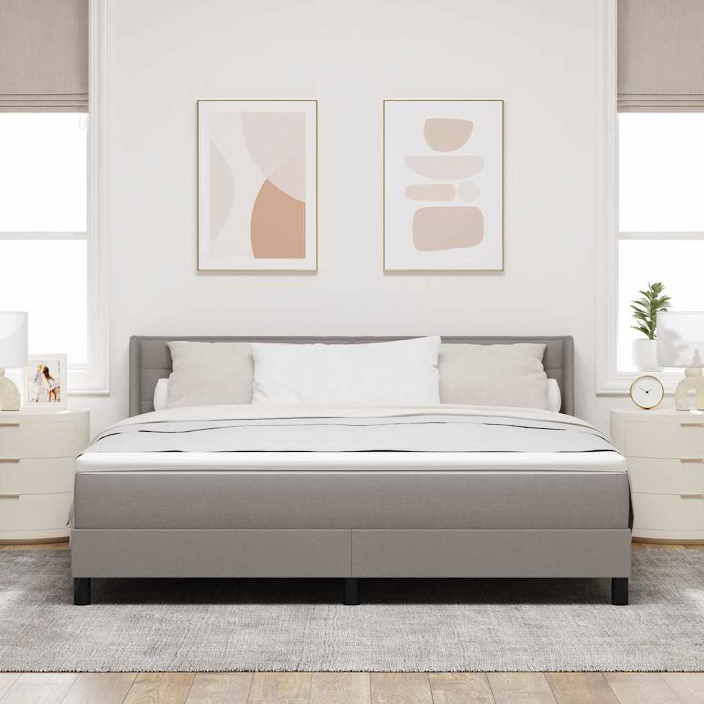 Letto a molle con materasso Talpa 200 x 180 cm Tessuto