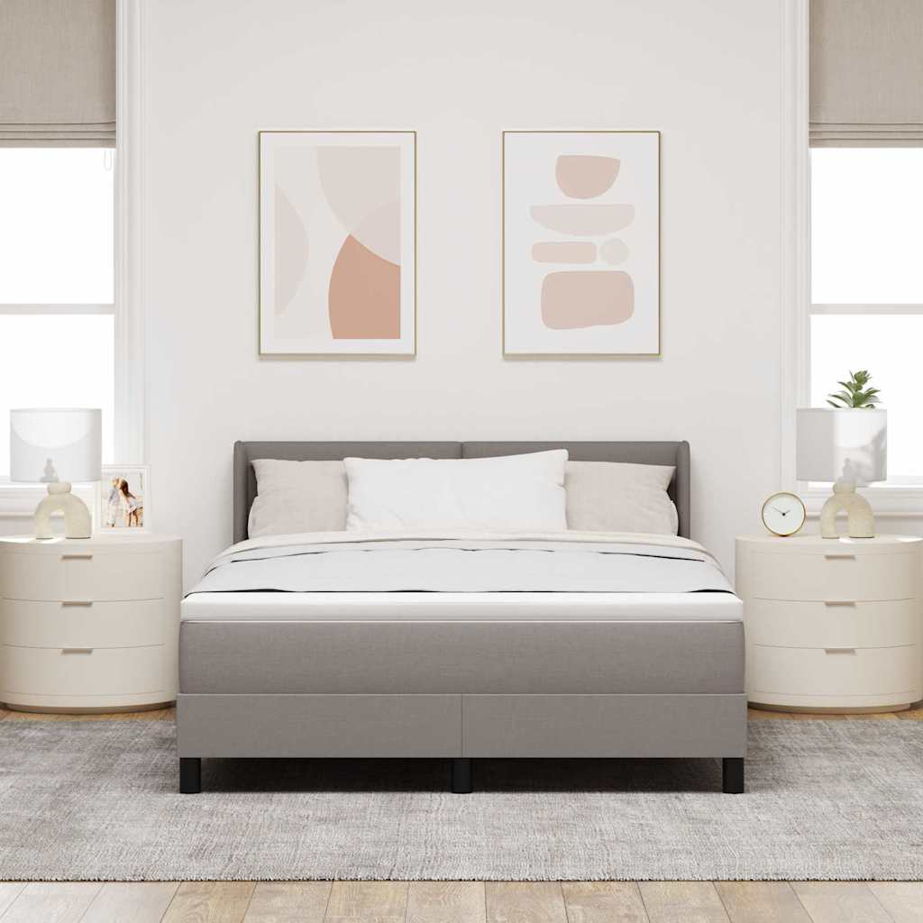 Letto a molle con materasso Talpa 200 x 140 cm Tessuto