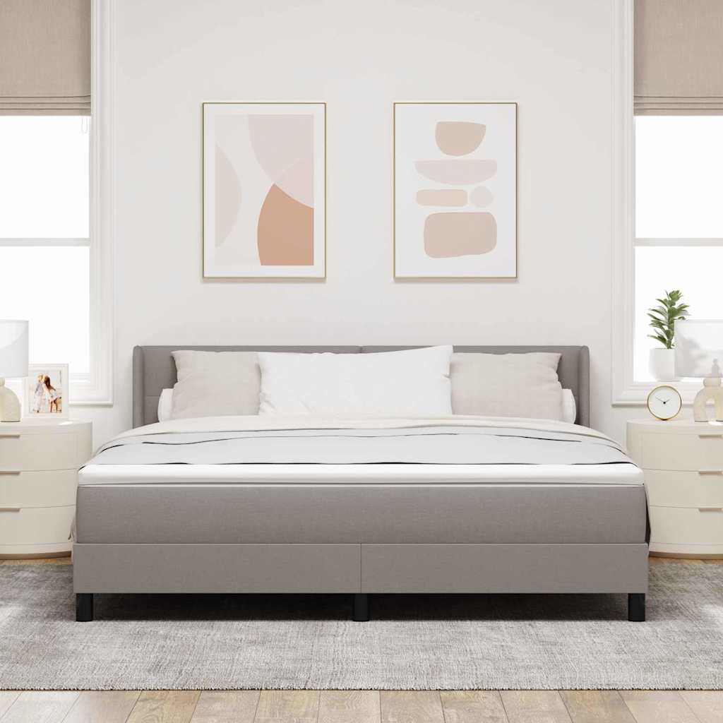 Letto a molle con materasso Talpa 200 x 180 cm Tessuto
