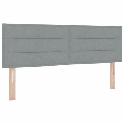 <strong>Letto a Molle< / strong> Grigio chiaro 140 x 190 cm