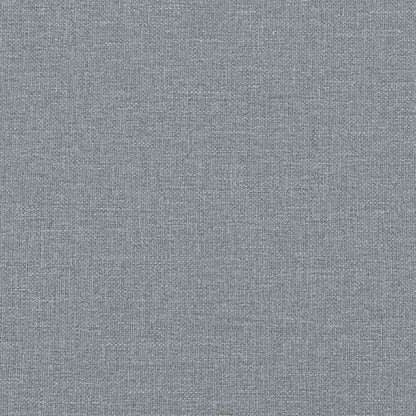 Letto a molle con materasso Grigio chiaro 200 x 160 cm Tessuto