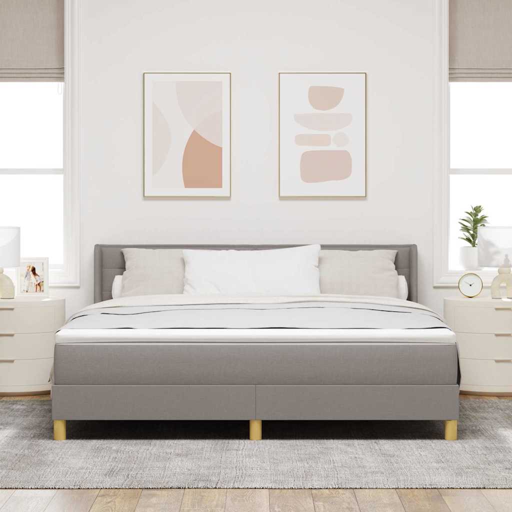 Letto a molle con materasso Talpa 200 x 180 cm Tessuto