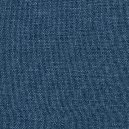 <strong>Letto a Molle< / strong> Blu 180 x 200 cm Tessuto