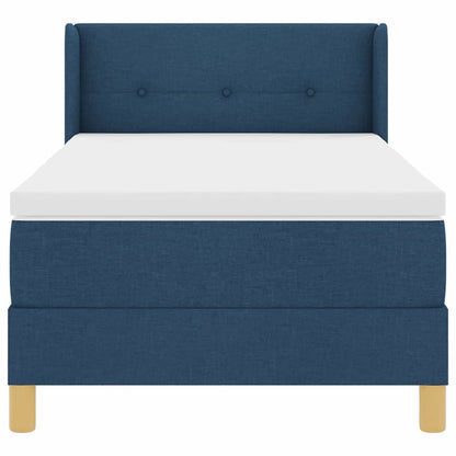 <strong>Letto a Molle< / strong> Blu 100 x 200 cm Tessuto