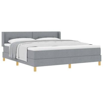 <strong>Letto a Molle< / strong> Grigio chiaro 180 x 200 cm
