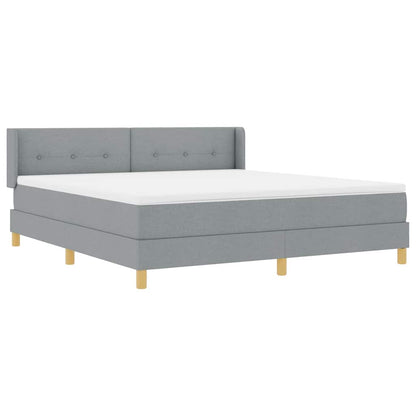 <strong>Letto a Molle< / strong> Grigio chiaro 180 x 200 cm
