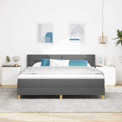 <strong>Letto a Molle< / strong> Grigio scuro 180 x 200 cm
