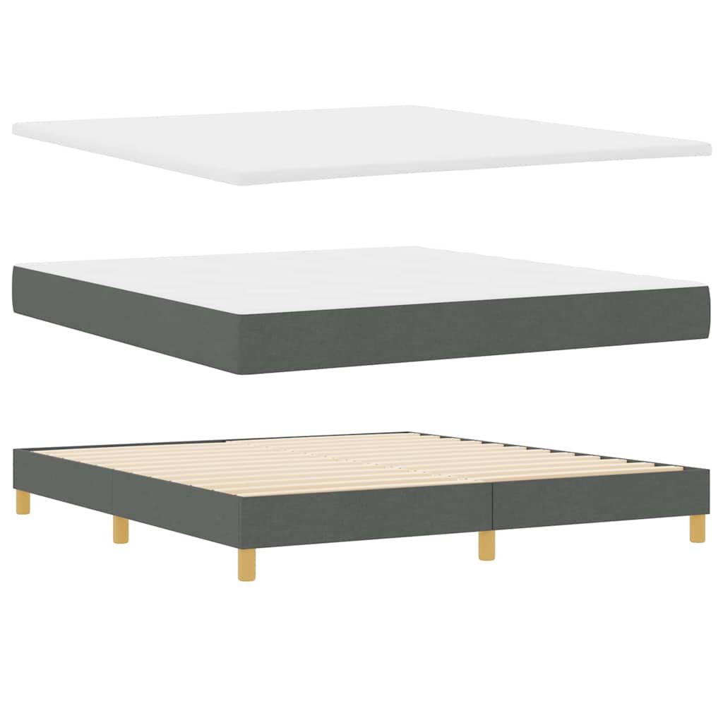 <strong>Letto a Molle< / strong> Grigio scuro 180 x 200 cm