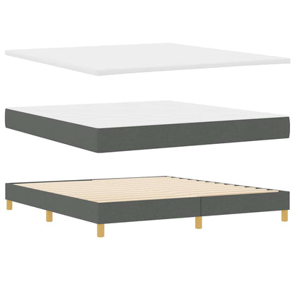 <strong>Letto a Molle< / strong> Grigio scuro 180 x 200 cm