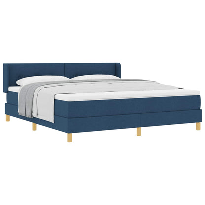 Letto a molle con materasso Blu 200 x 180 cm Poliestere