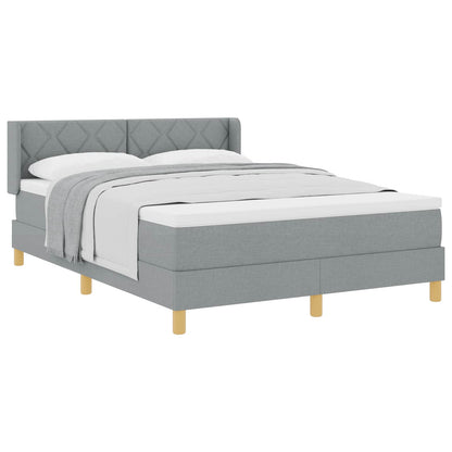 <strong>Letto a Molle< / strong> Grigio chiaro 160 x 200 cm