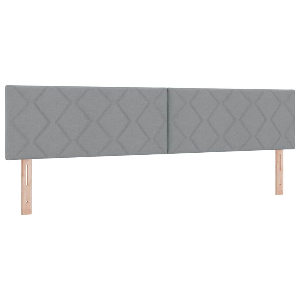 <strong>Letto a Molle< / strong> Grigio chiaro 200 x 200 cm