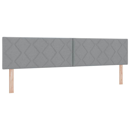 <strong>Letto a Molle< / strong> Grigio chiaro 200 x 200 cm