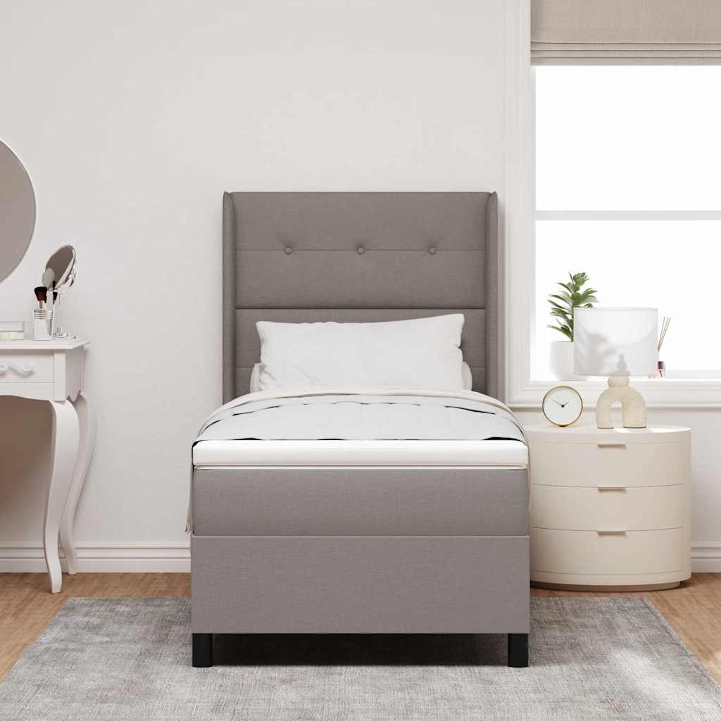 Letto a molle con materasso Talpa 190 x 90 cm Tessuto