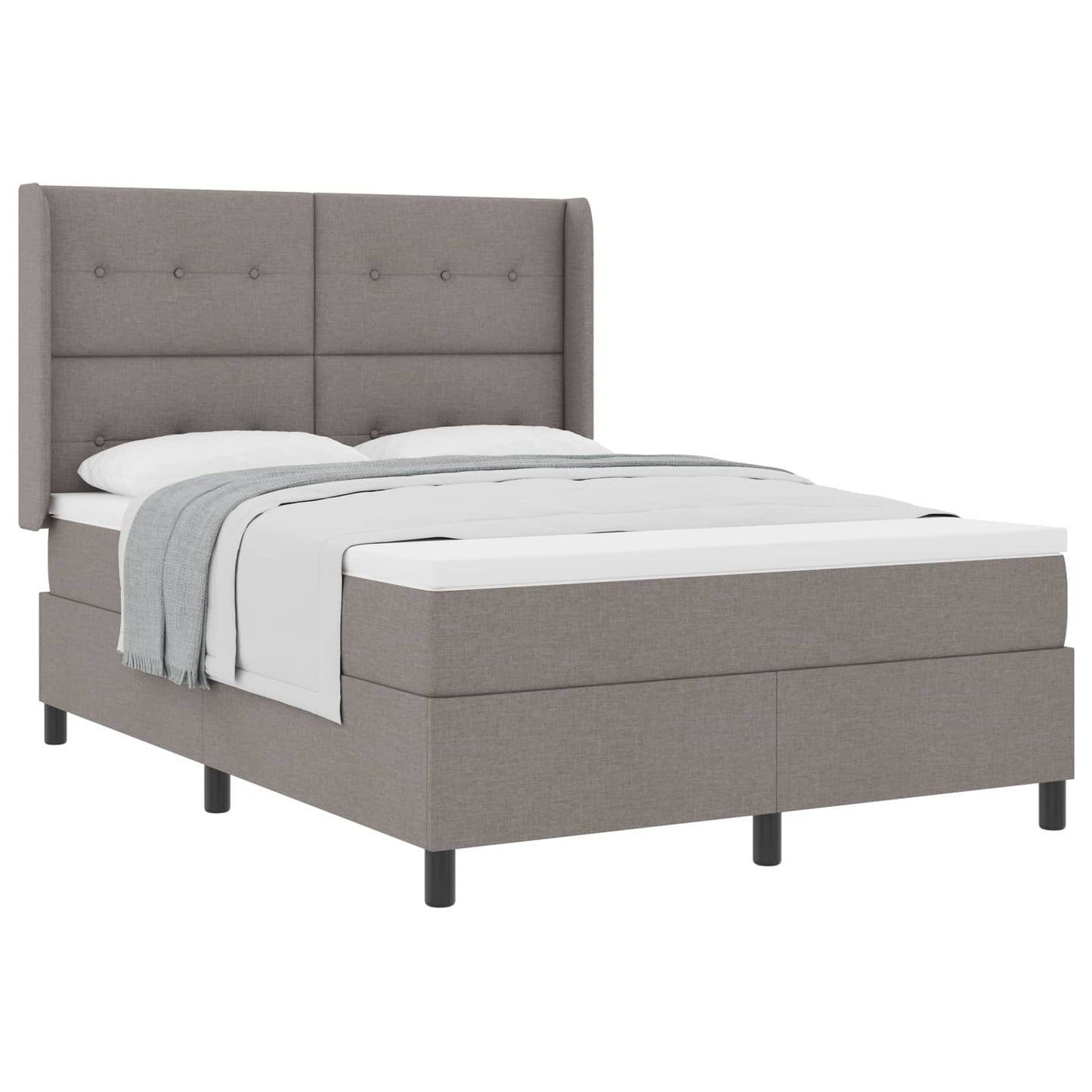 Letto a molle con materasso Talpa 190 x 140 cm Tessuto