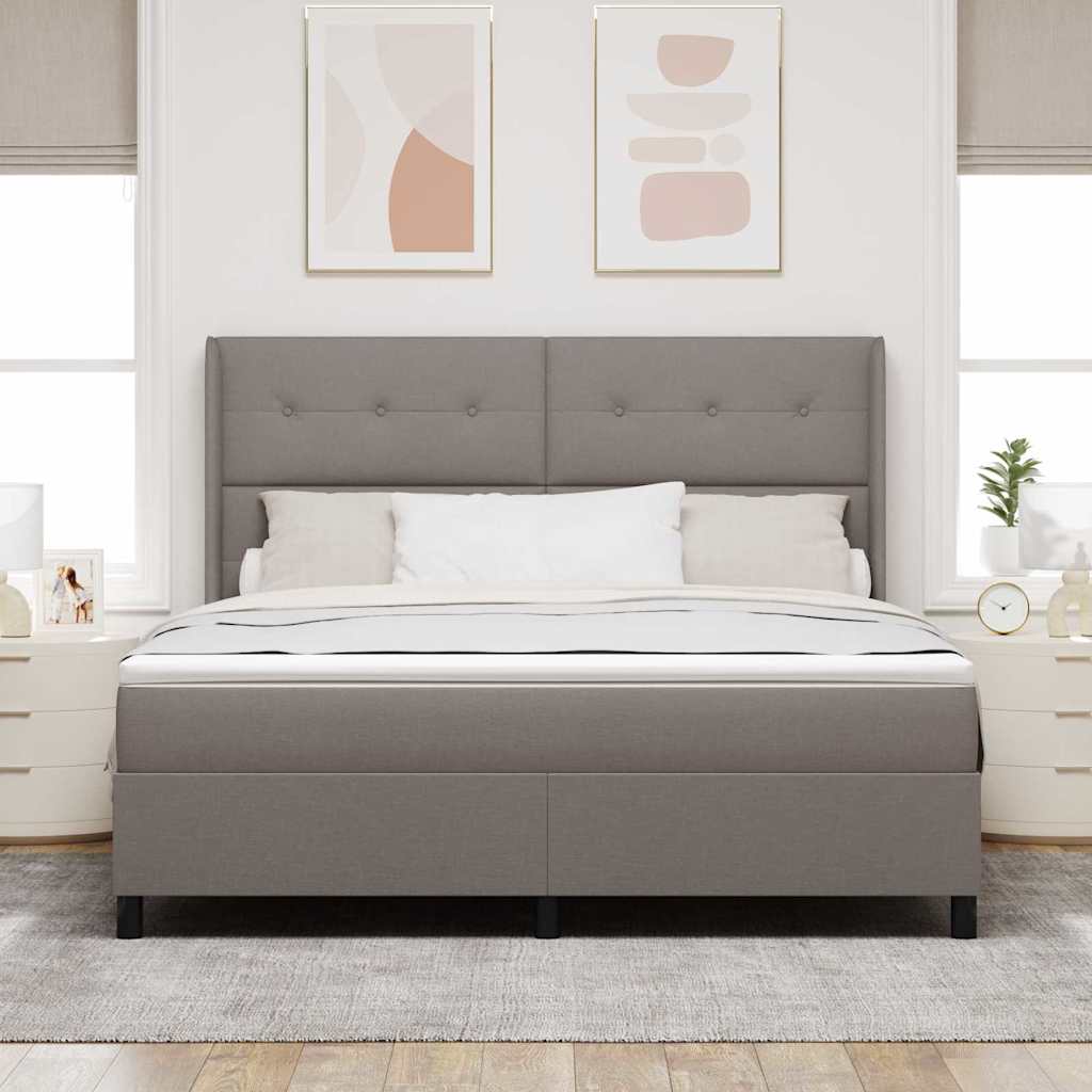 Letto a molle con materasso Talpa 200 x 180 cm Tessuto