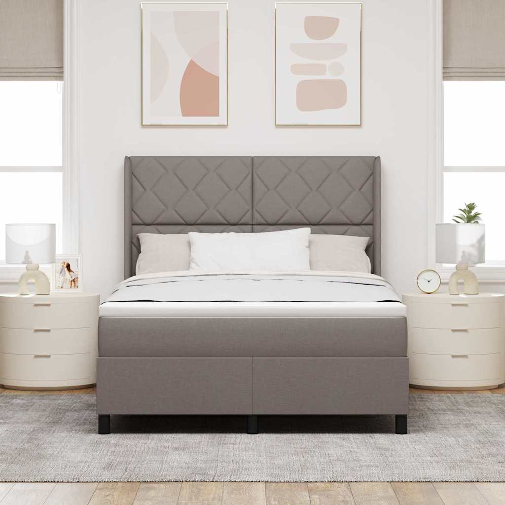 Letto a molle con materasso Talpa 200 x 160 cm Tessuto