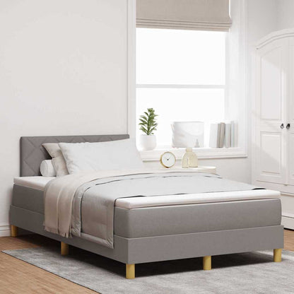 Letto a Sorgente LED con materasso Talpa 120 x 190 cm Tessuto
