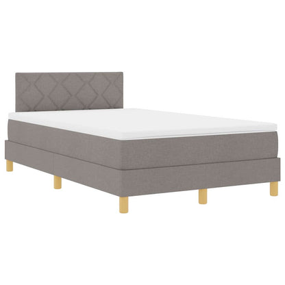 Letto a Sorgente LED con materasso Talpa 120 x 190 cm Tessuto