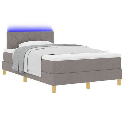 Letto a Sorgente LED con materasso Talpa 120 x 190 cm Tessuto