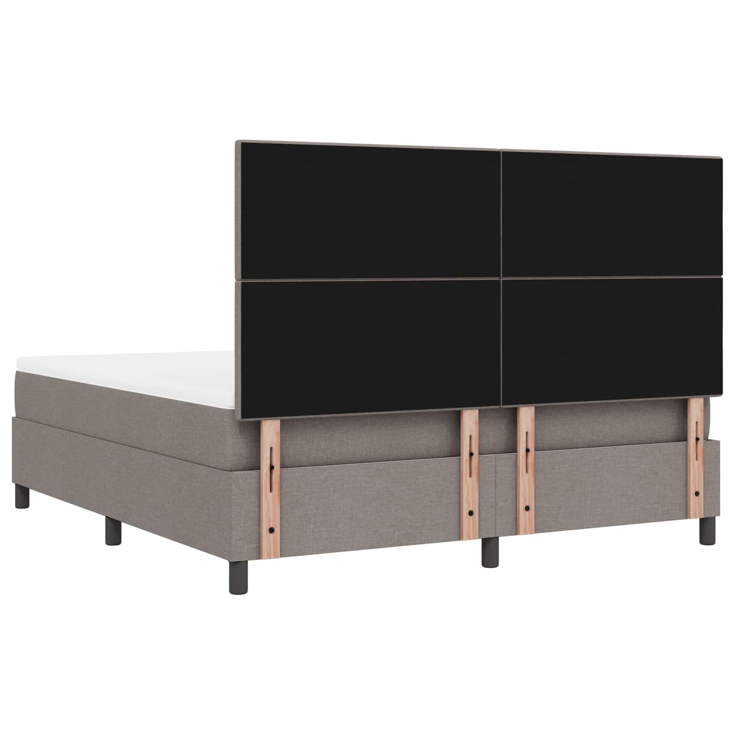 Letto a molle con materasso con led Talpa 180 x 200 cm Tessuto