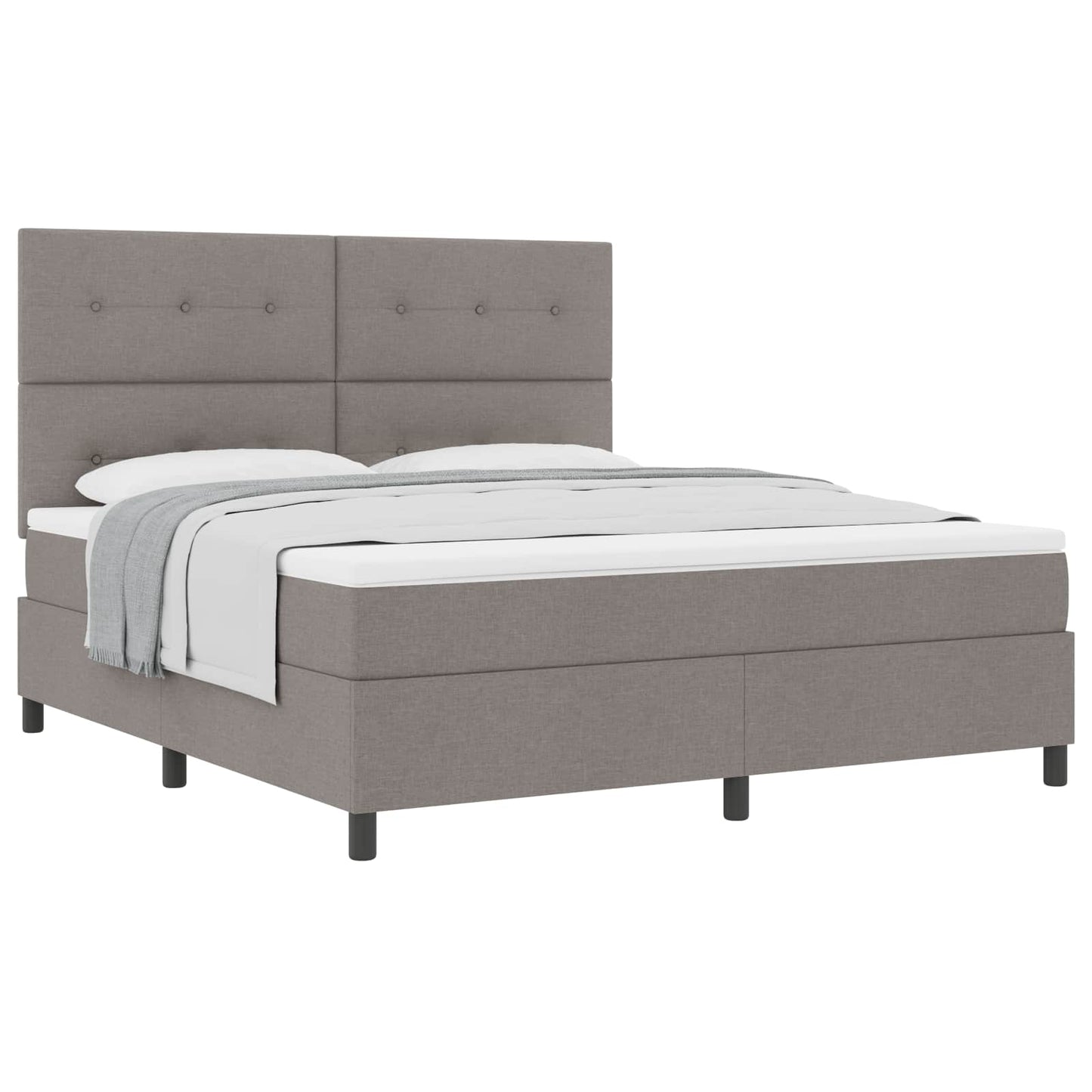Letto a molle con materasso con led Talpa 180 x 200 cm Tessuto