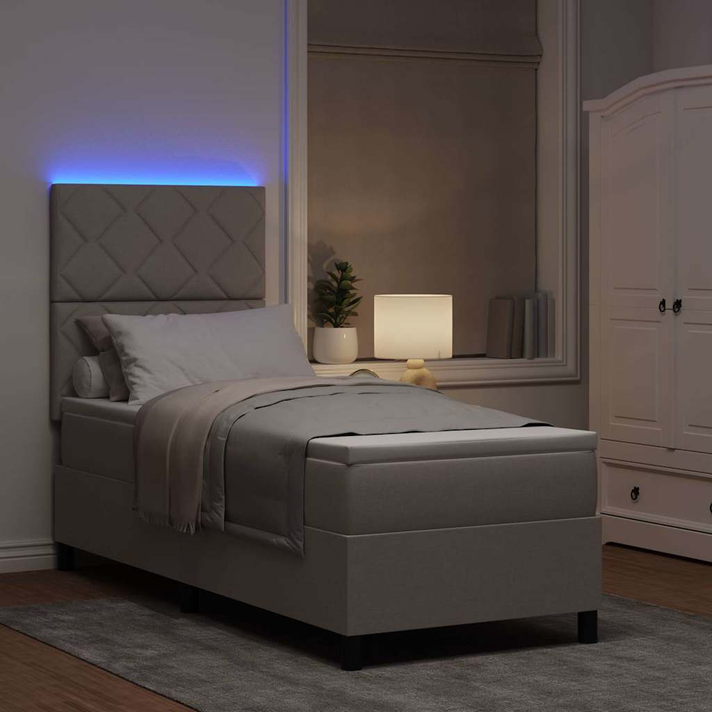 Letto a molle con materasso con led Talpa 80 x 200 cm Tessuto