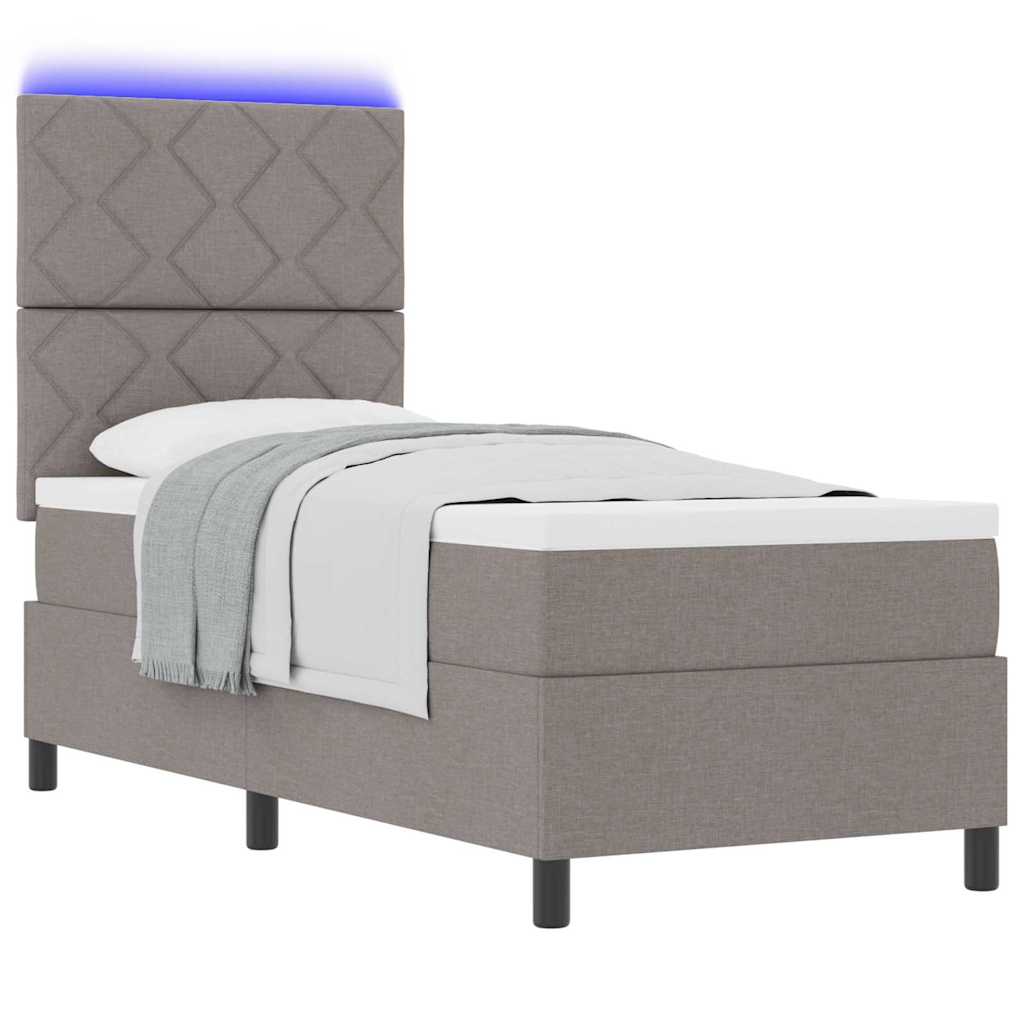 Letto a molle con materasso con led Talpa 80 x 200 cm Tessuto