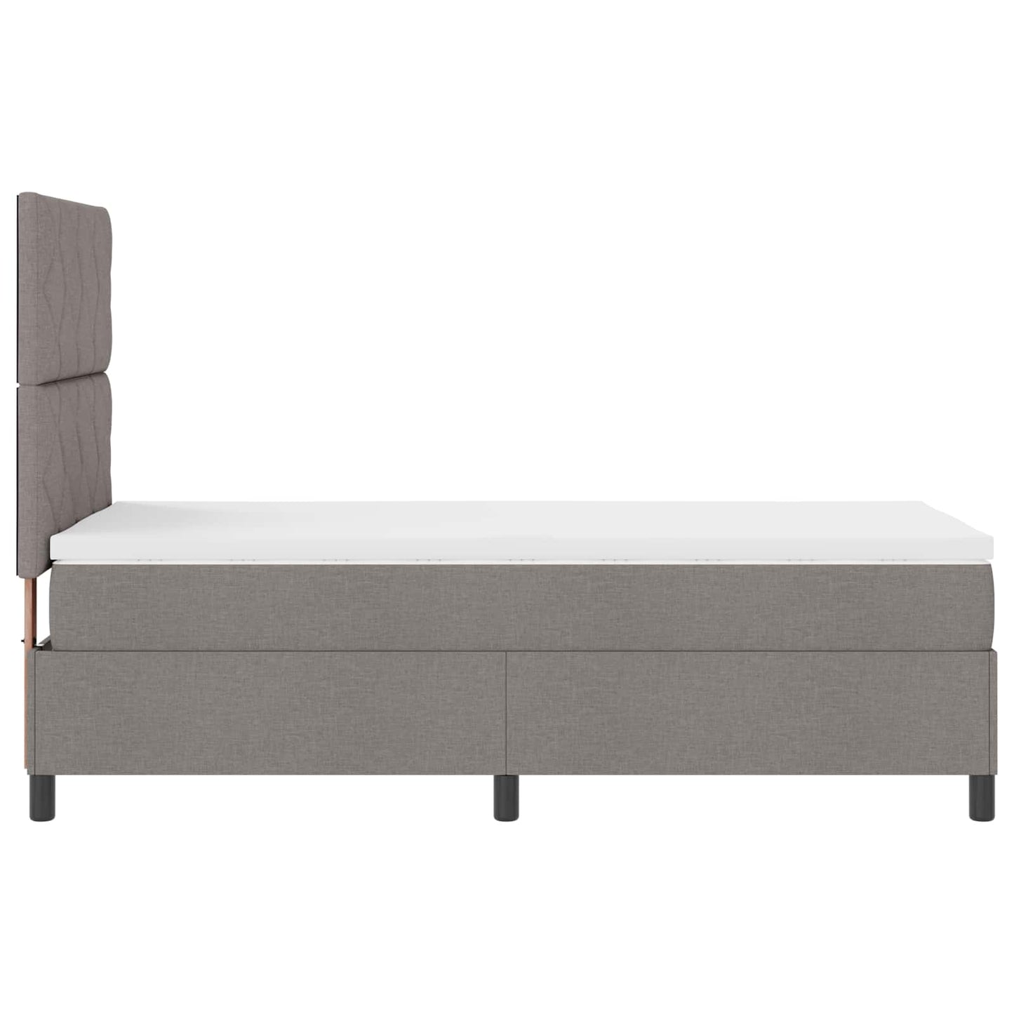Letto a molle con materasso con led Talpa 90 x 190 cm Tessuto