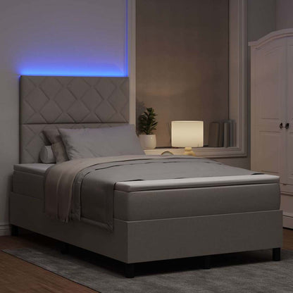 Letto a molle con materasso con led Talpa 120 x 200 cm Tessuto