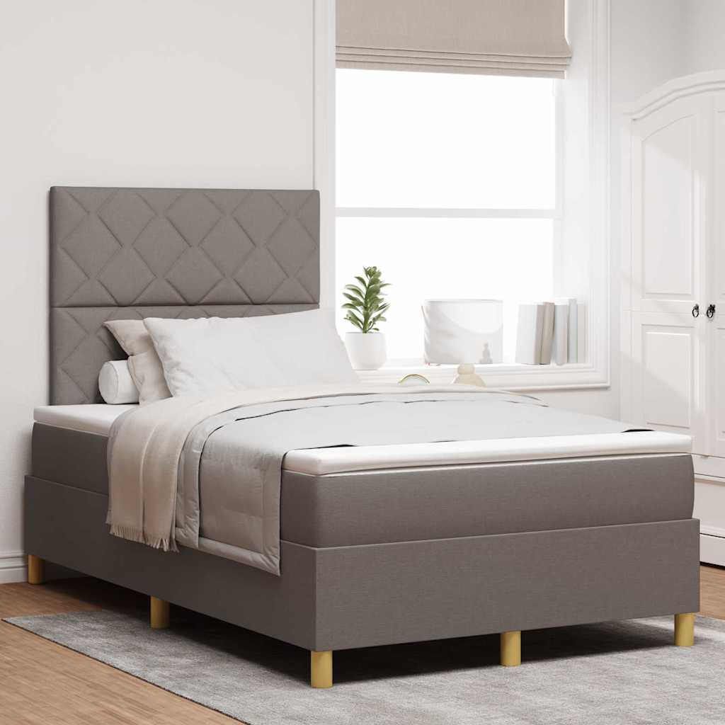 Letto a Sorgente LED con materasso Talpa 120 x 200 cm Tessuto